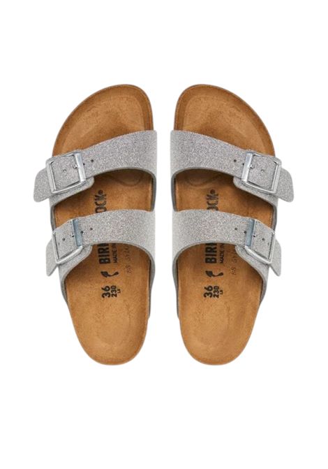 ArizonaSynthetic material - Shiny Glitter Silver BIRKENSTOCK | shoes | 1030127SHINY GLITTER SILVER